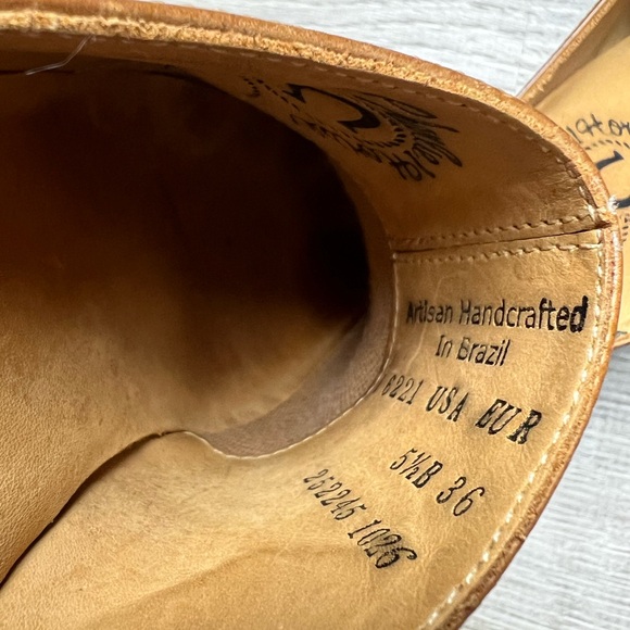 Charlie‎ 1 Horse Gorgeous Handcrafted Brazil Shoes- 5 1/2 - Picture 7 of 7